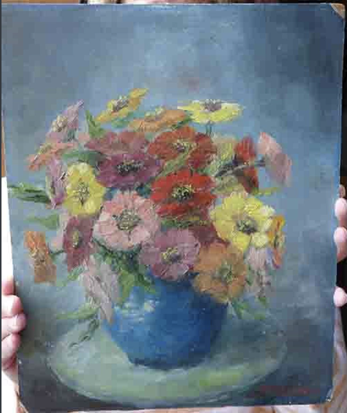 LE BOUQUET DE PENSEES AVANT